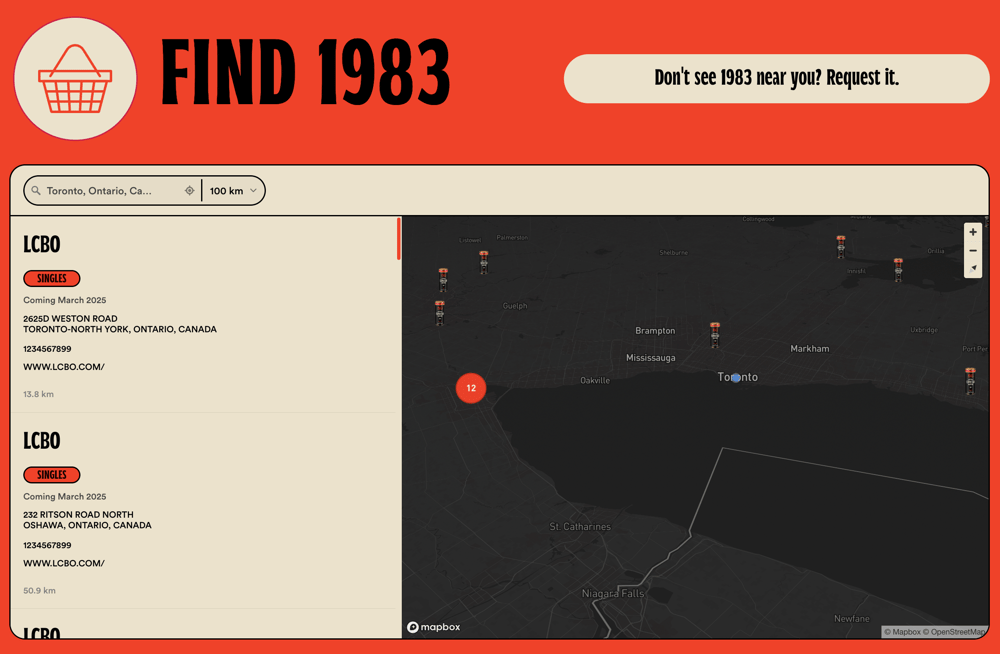 Dealer locator for beverage brand distribution